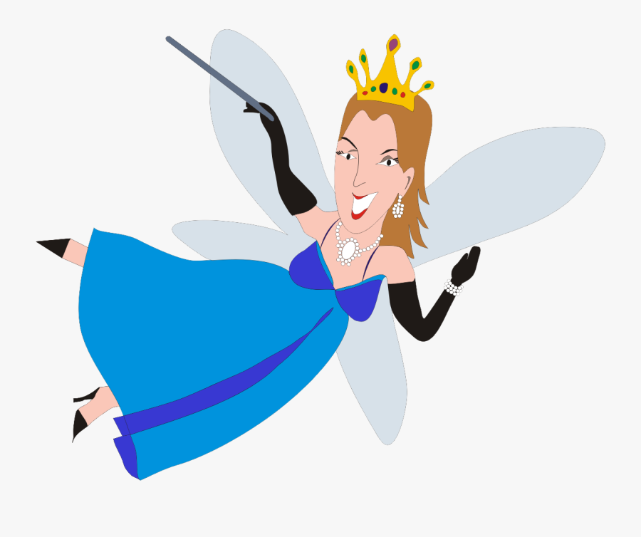 Michelle Spalding - Fairy Godmother - Fairy Cartoon Transparent Background, Transparent Clipart