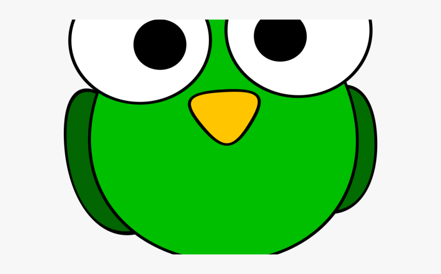 Cartoon Green Bird Png, Transparent Clipart