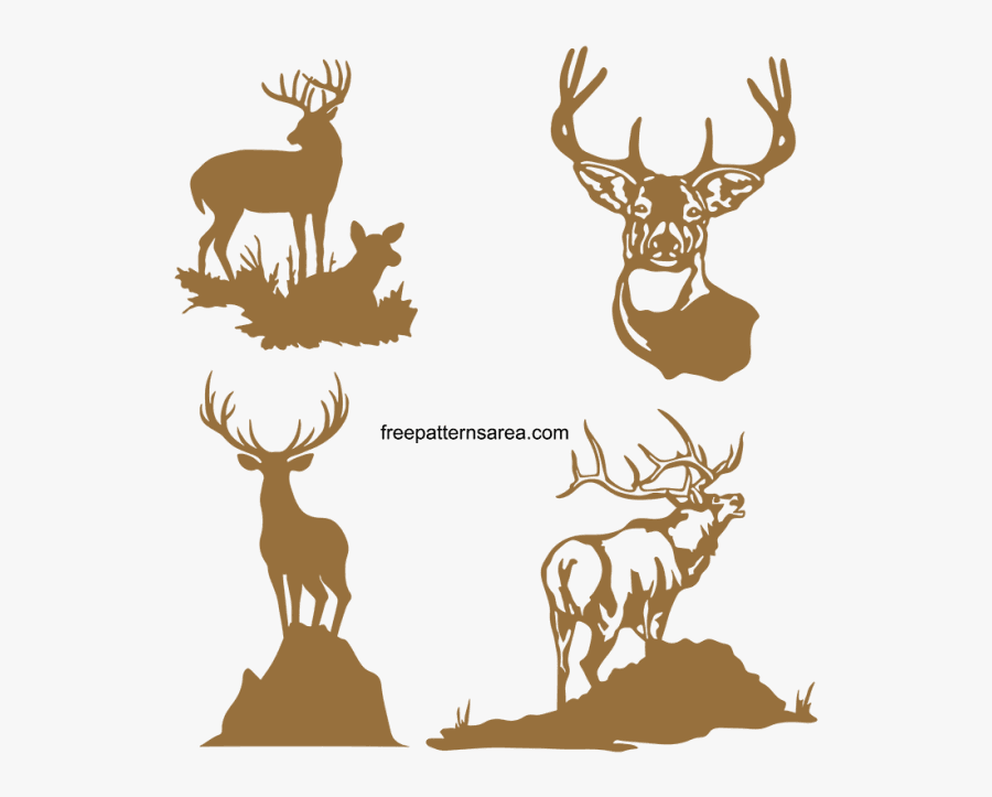 Transparent Deer Clipart Silhouette - Deer Silhouette Svg, Transparent Clipart