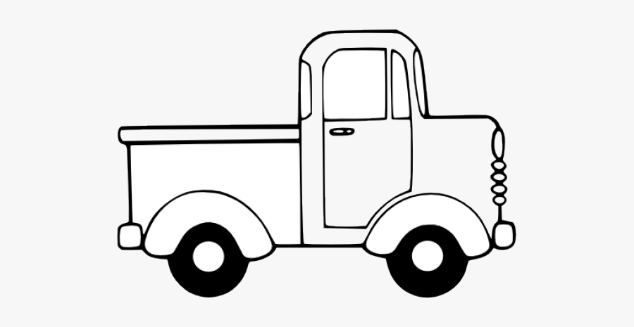 Lorry Clip Art Black And White, Transparent Clipart