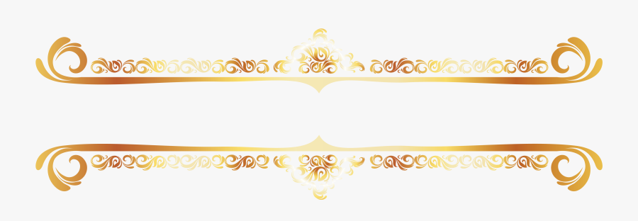 Transparent Gold Rush Clipart - Border Gold Vector Png, Transparent Clipart
