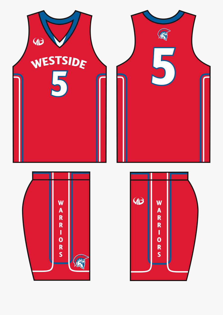 Beautiful Template Best Custom Uniforms Sports Ⓒ - Red Basketball Jersey Design, Transparent Clipart