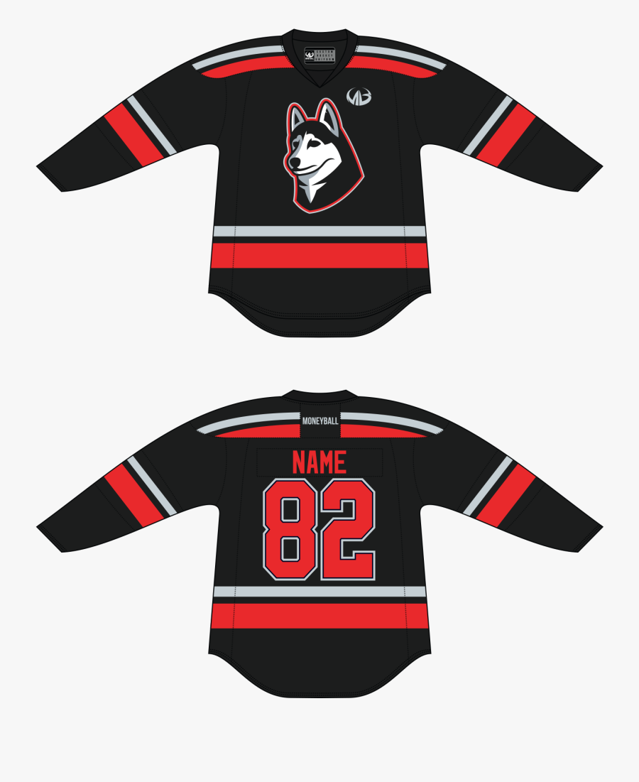 Custom Hockey Uniforms Sports Apparel Template Gallery - Ice Hockey Jersey Template, Transparent Clipart