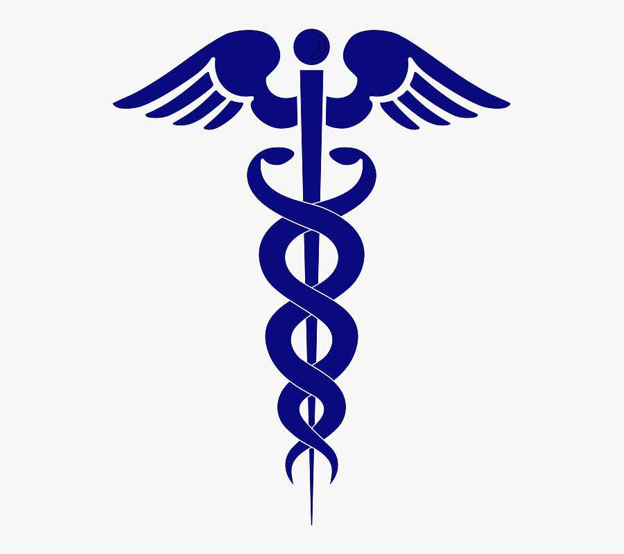 Blue Caduceus , Free Transparent Clipart - ClipartKey