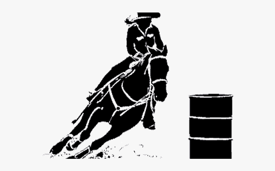 Barrel Racing Clipart, Transparent Clipart