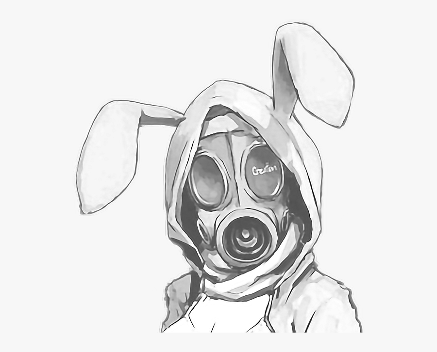 Collection Of Free Anime Drawing Gas Mask , Free Transparent Clipart