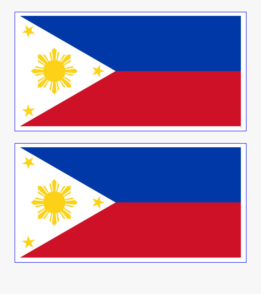 Printable Philippine Flag For Printing, Transparent Clipart