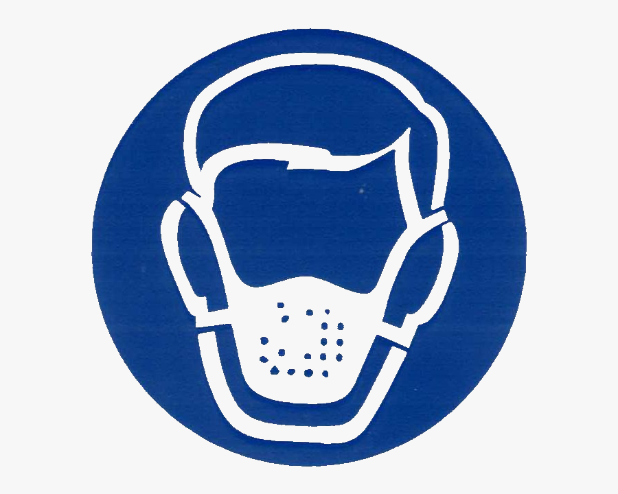 Gas Mask Sign - Face Mask Ppe Symbol, Transparent Clipart