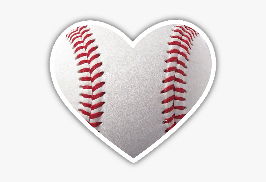 Transparent Baseball Heart Clipart - Softball Laces Clipart, Transparent Clipart