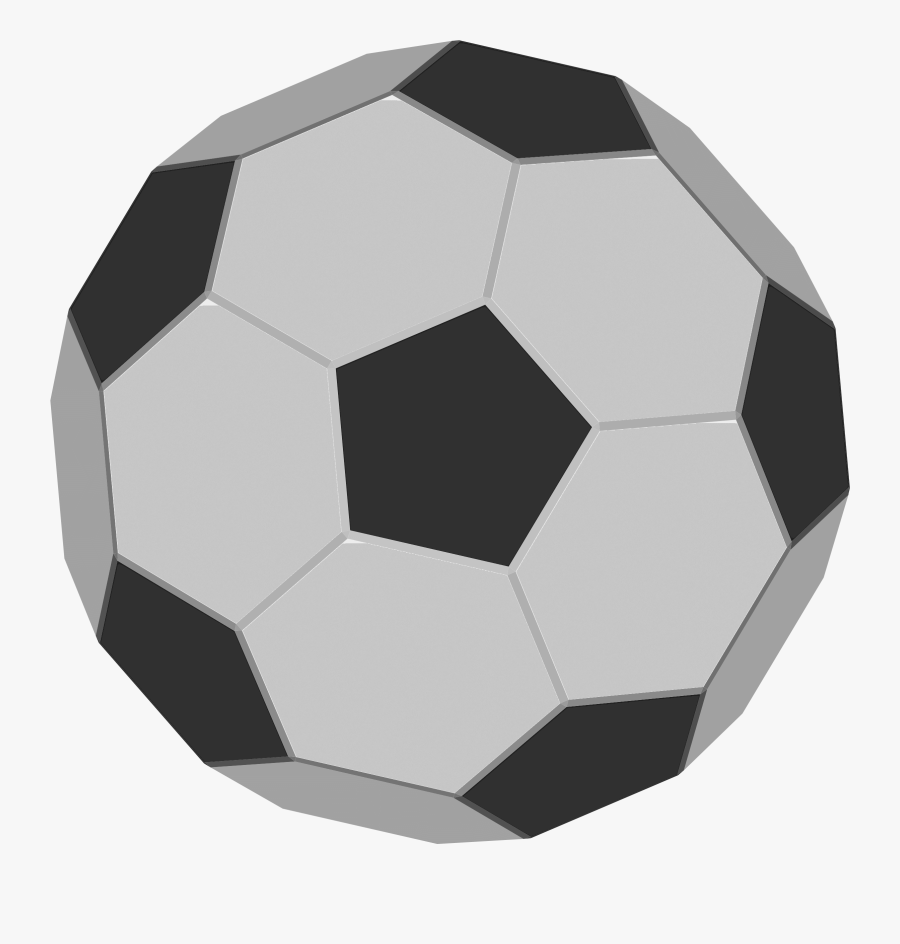 Football Clipart Simple - Soccer Ball, Transparent Clipart