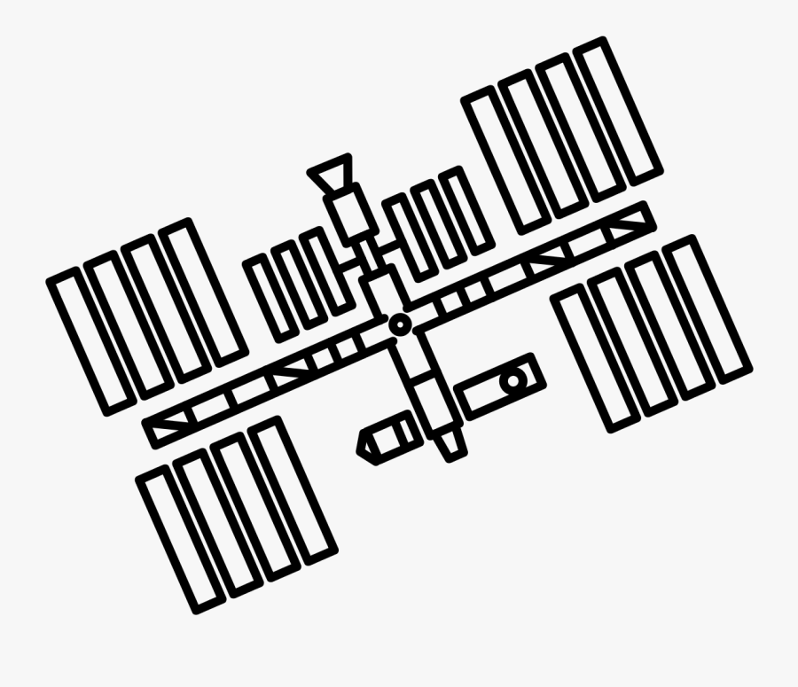 Transparent Gasoline Station Clipart - International Space Station Easy, Transparent Clipart