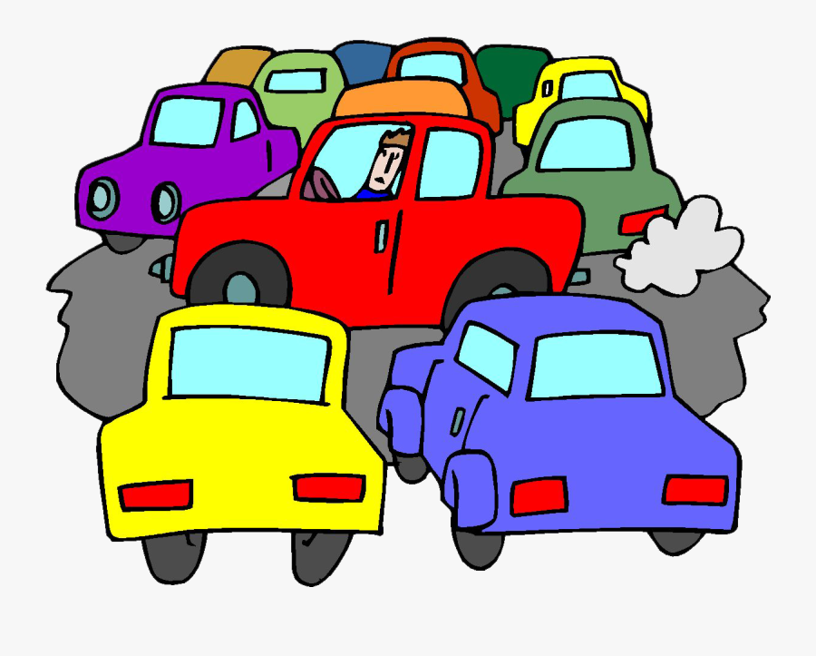 Car Pollution - Traffic Clipart, Transparent Clipart