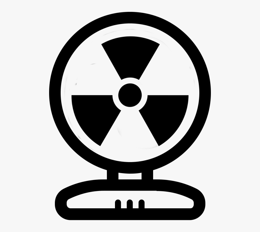 Cropped Road Signs - Radiation Symbol, Transparent Clipart