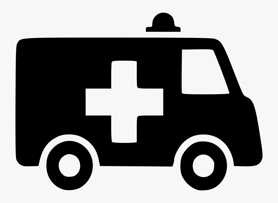 Transparent Ambulance Clipart - Black Ambulance Clipart, Transparent Clipart