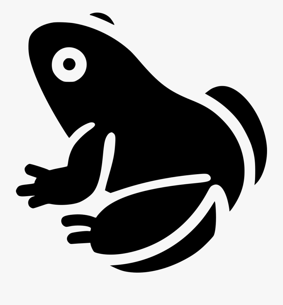 Transparent Tree Frog Clipart Black And White - Frog Black Png, Transparent Clipart