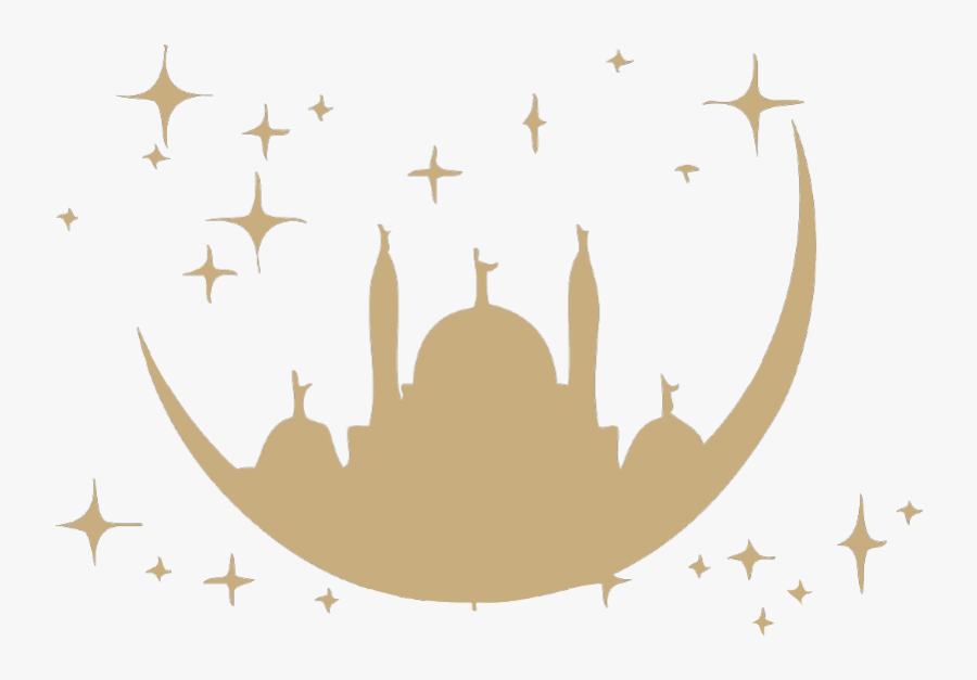 Transparent Arabic Clipart - Gambar Bulan Bintang Masjid, Transparent Clipart