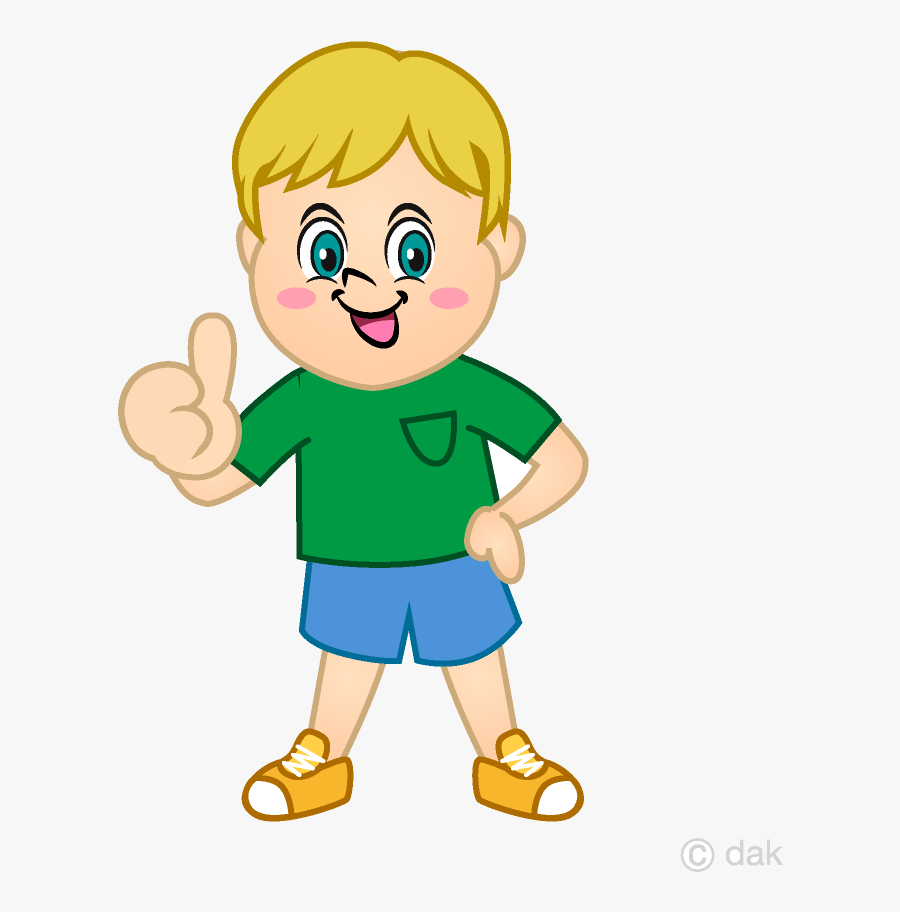 Thumbs Up Boy Clipart Free Picture Transparent Png - Boy Raising Hand Clipart, Transparent Clipart