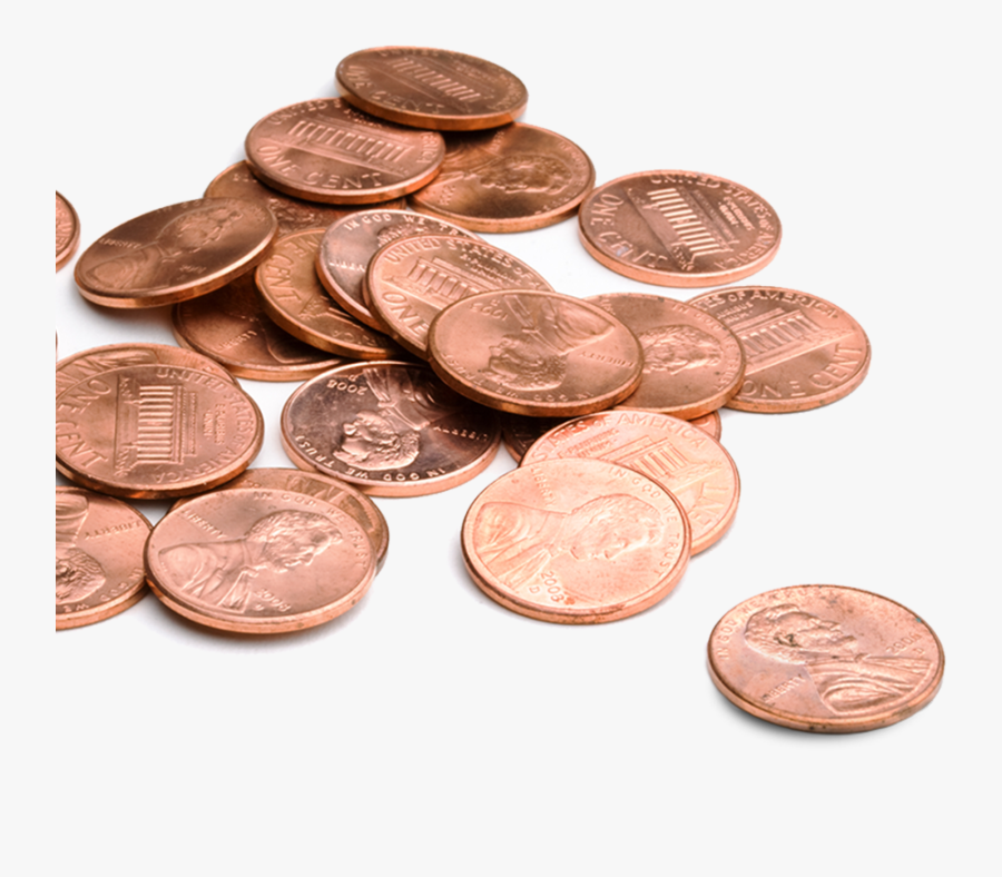 Penny Transparent Money - Pennies Transparent Background, Transparent Clipart