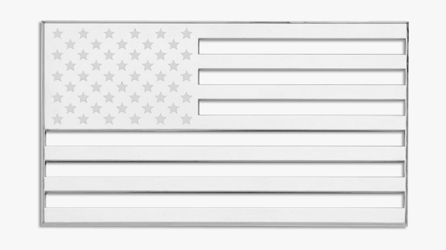 Cruiser Accessories American Flag Auto Decal - Bandera De Estados Unidos En Negro, Transparent Clipart