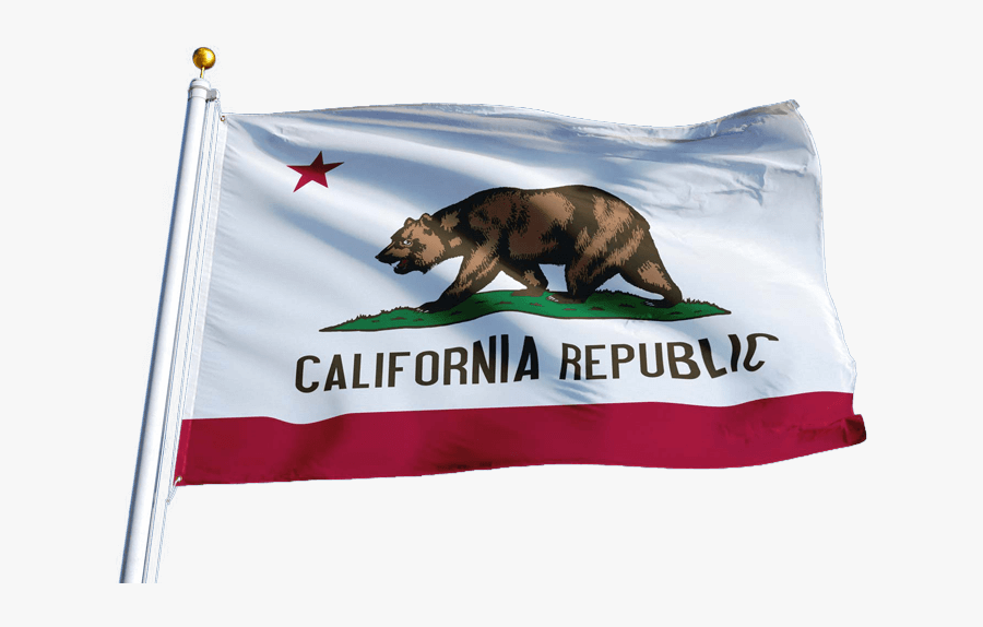 New California Republic Flag - Blank Arkansas License Plate, Transparent Clipart