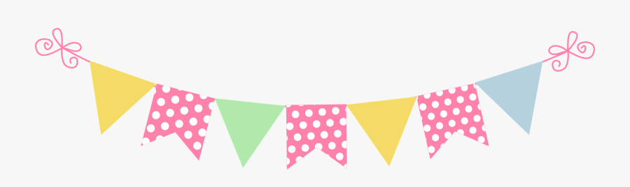 Transparent Awning Png - Transparent Background Pink Bunting Clipart, Transparent Clipart