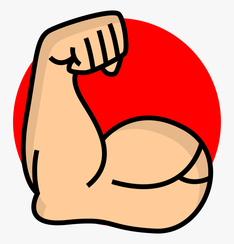 Limb Upper Strong Arm Icon Free Download Image - Strong Clipart Transparent, Transparent Clipart