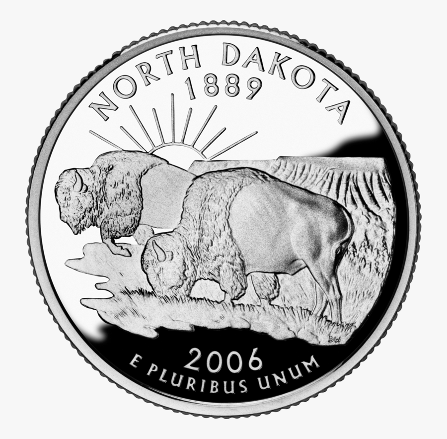 North Dakota State Quarter, Transparent Clipart