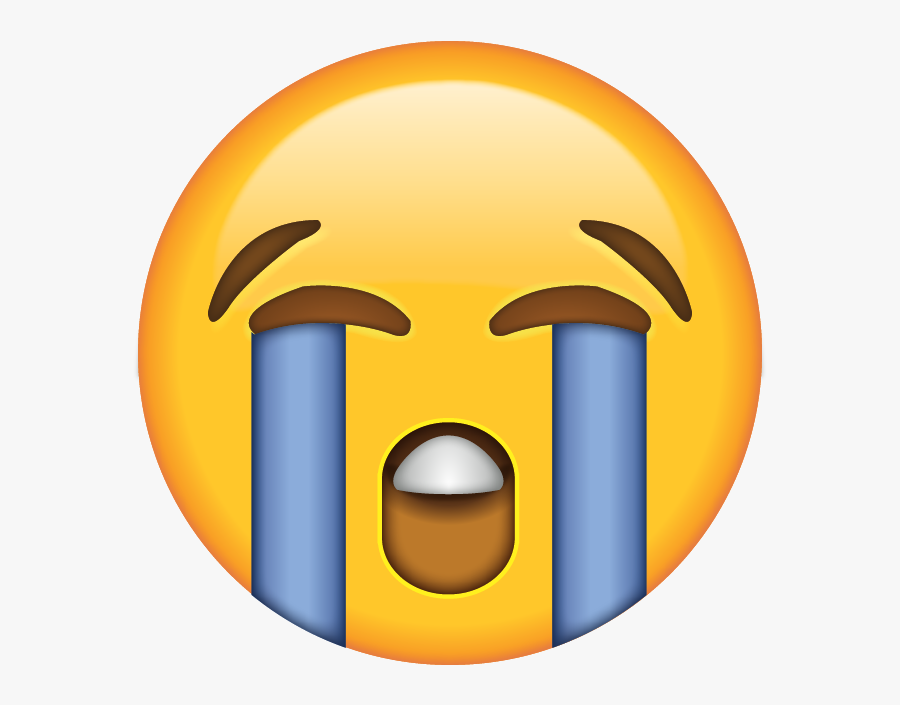 Sad Emoji Png Pic - Crying Emoji Transparent Background , Free ...