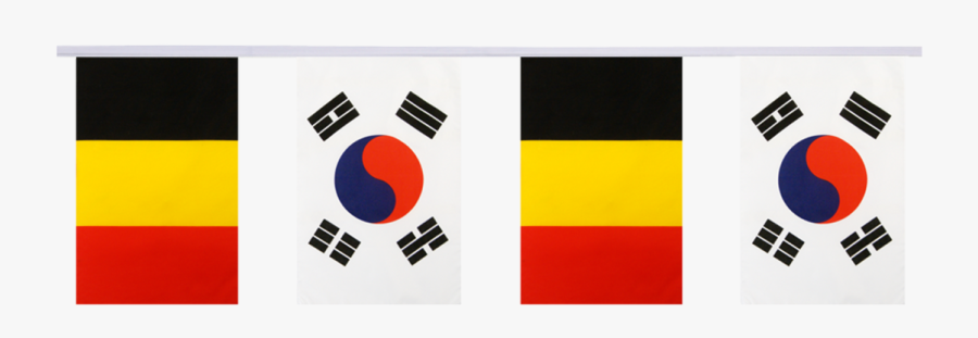 South Korea Friendship Bunting Flags - Graphic Design, Transparent Clipart