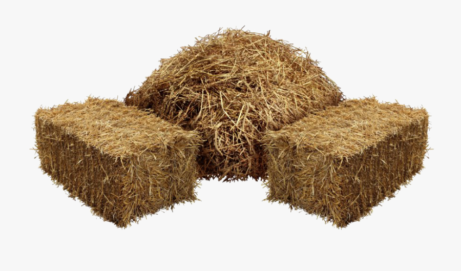 Square Hay Png Picture - Haystack White Background, Transparent Clipart