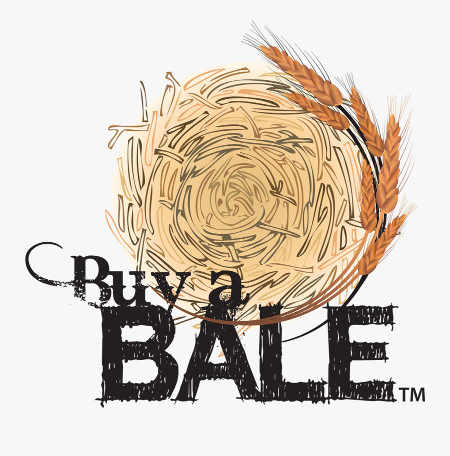 Buy A Bale Logo, Transparent Clipart