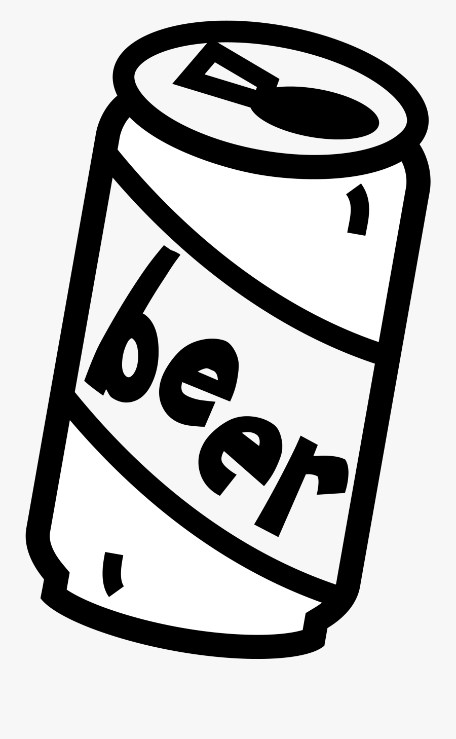 Clip Art Download Huge Freebie - Easy Beer Bottle Drawing, Transparent Clipart