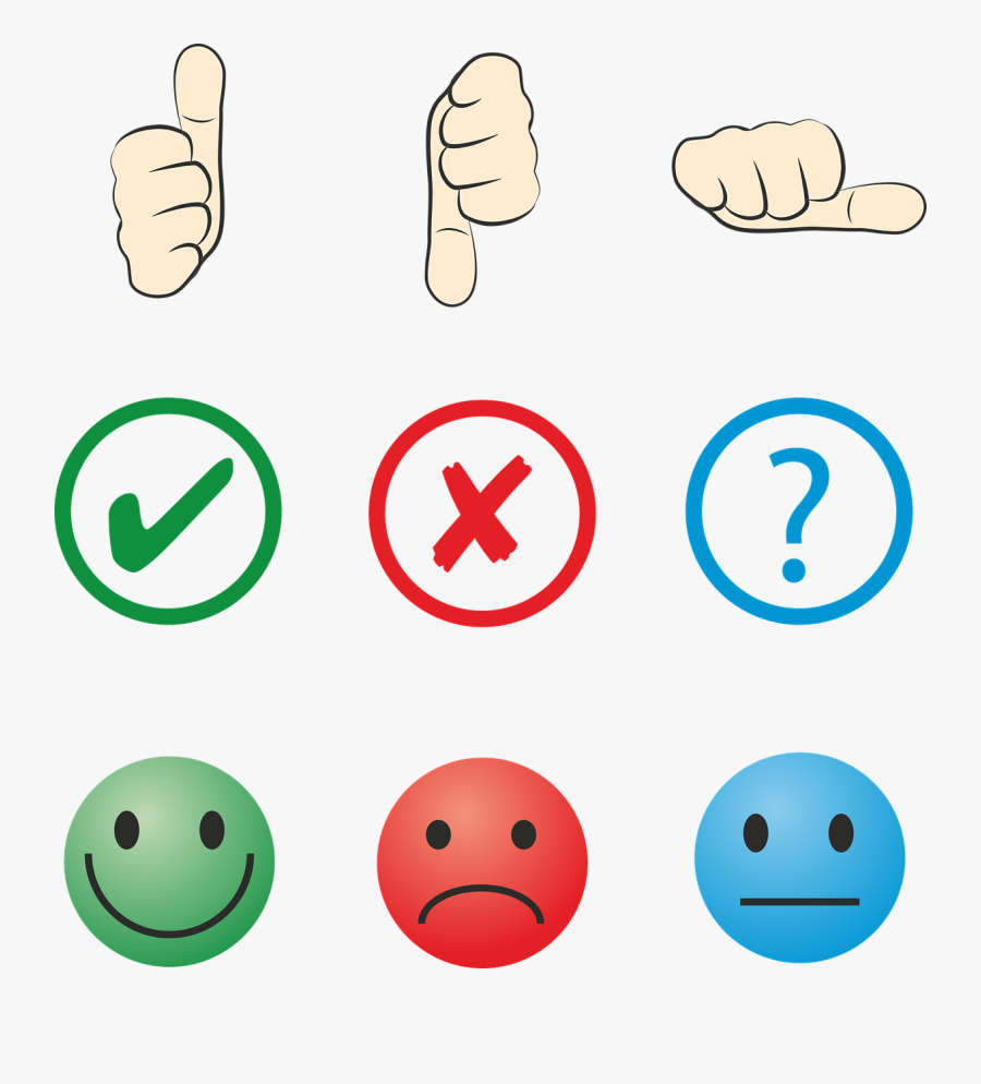 Neutral Opinion Clipart , Png Download - Good Bad Neutral Icons, Transparent Clipart