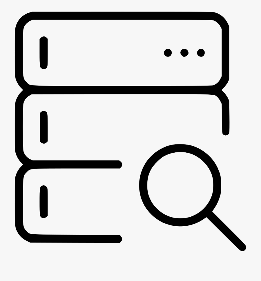 Database Clipart Database Computer Icons Clip Art - Data Clipart Black And White, Transparent Clipart