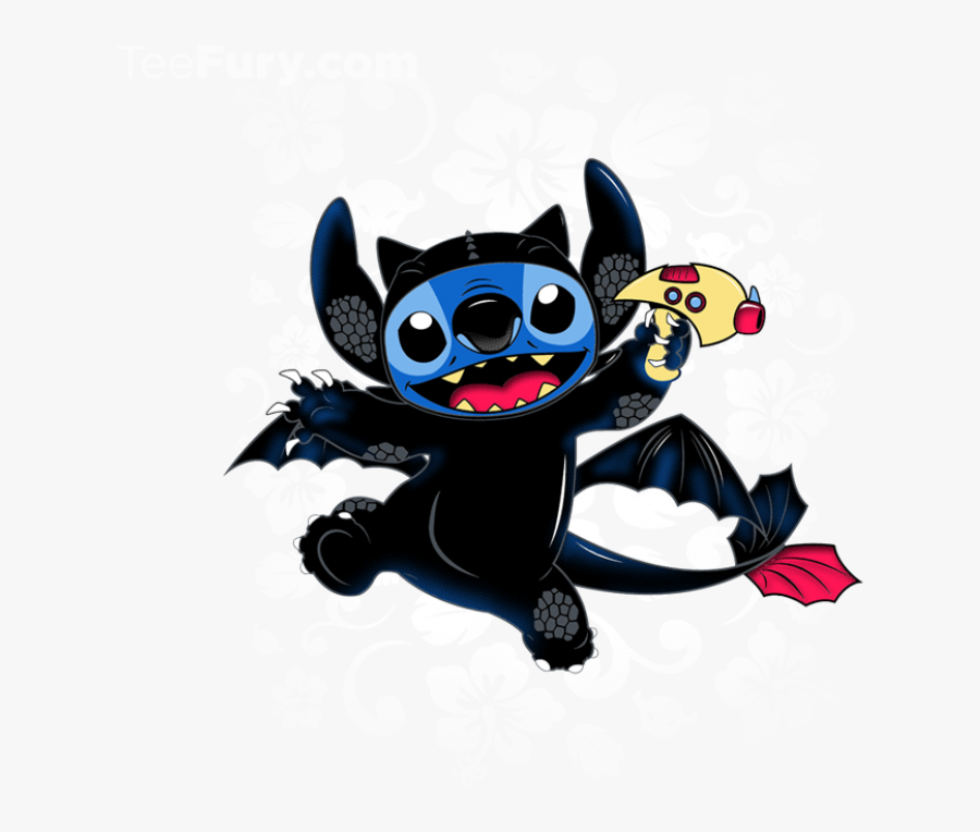Love This Stitch Wearin A Toothless Costume <3 - Disney Stitch Dressed Up, Transparent Clipart