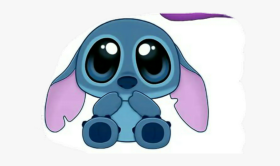 Transparent Lilo And Stitch Clipart - Big Eyed Disney Cartoon, Transparent Clipart