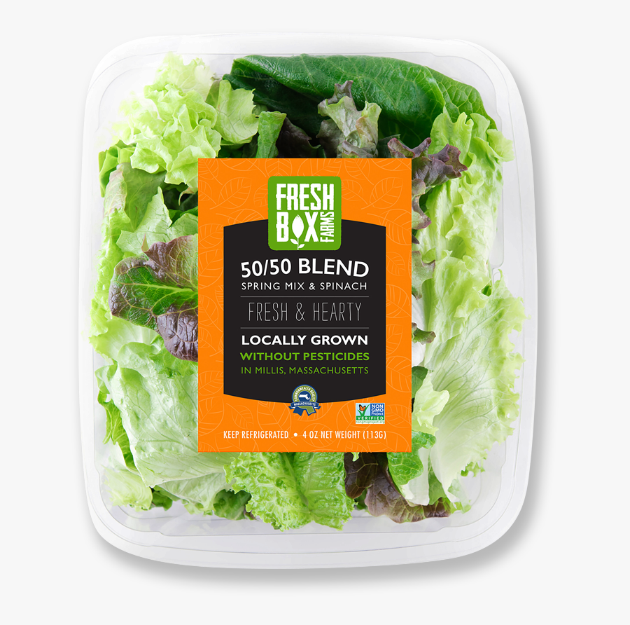 Transparent Lettuce Leaf Clipart - Fresh Box Farms, Transparent Clipart