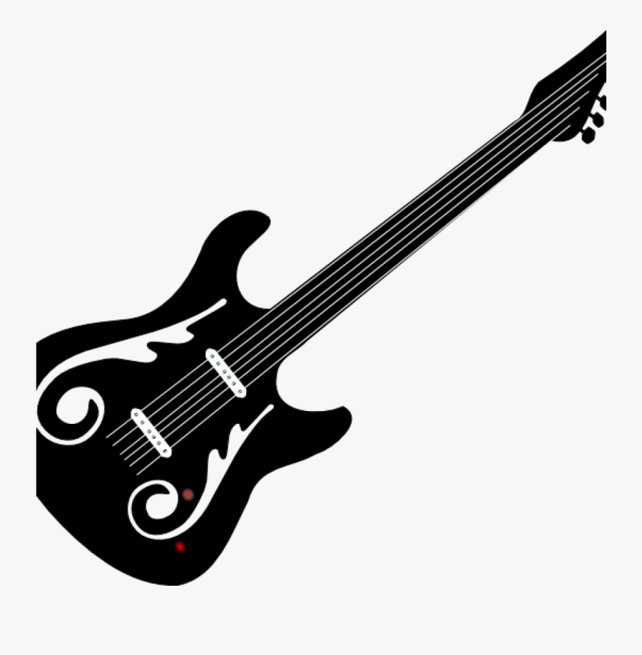 Guitar Clipart Black And White Guitar Clip Art Black - Kaisi Yeh Yaariyan Fab 5, Transparent Clipart