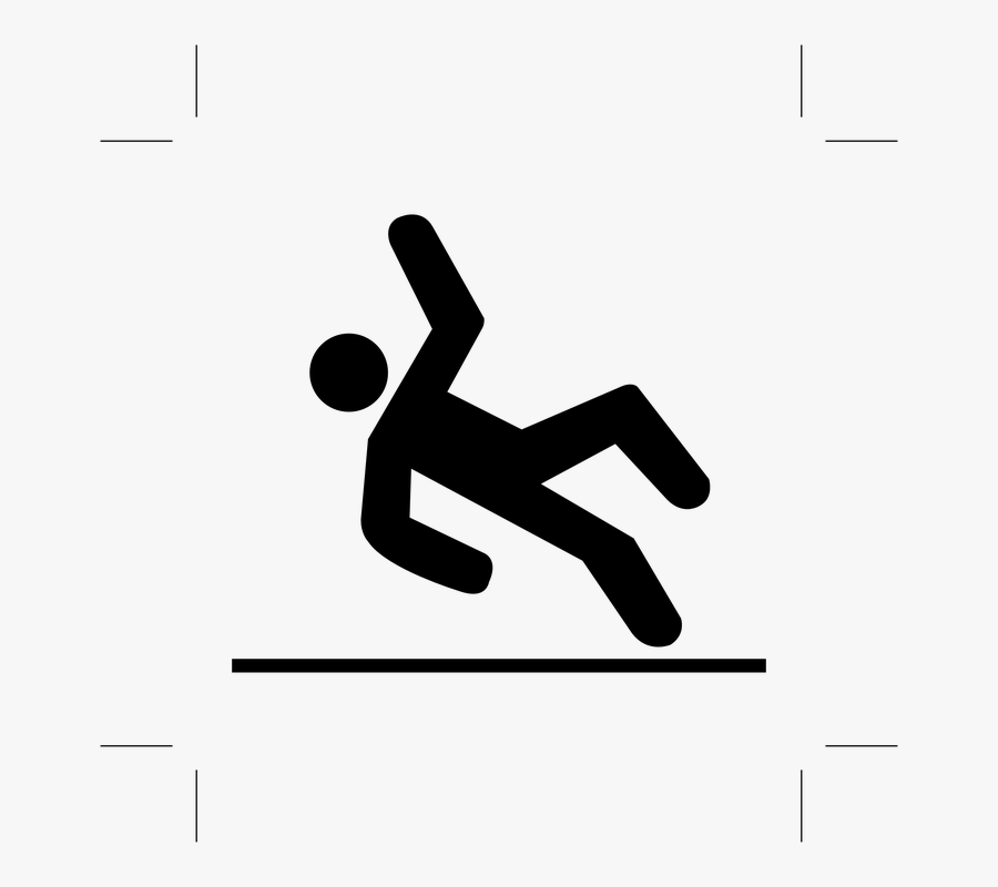 Slip And Fall Cartoon, Transparent Clipart