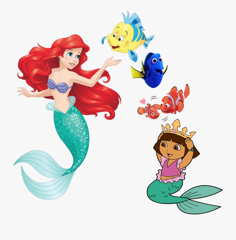 Little Mermaid No Background, Transparent Clipart