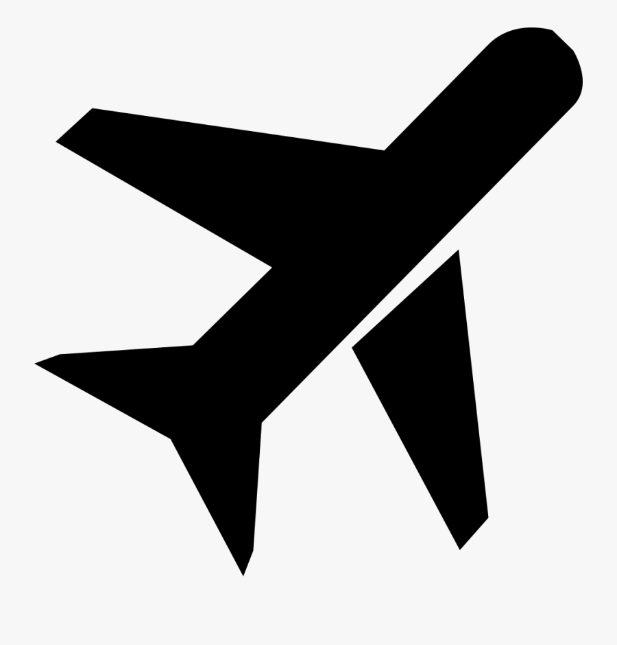 Airplane,line,line Art,aircraft,clip And White,graphics,logo - Airplane Black Icon, Transparent Clipart