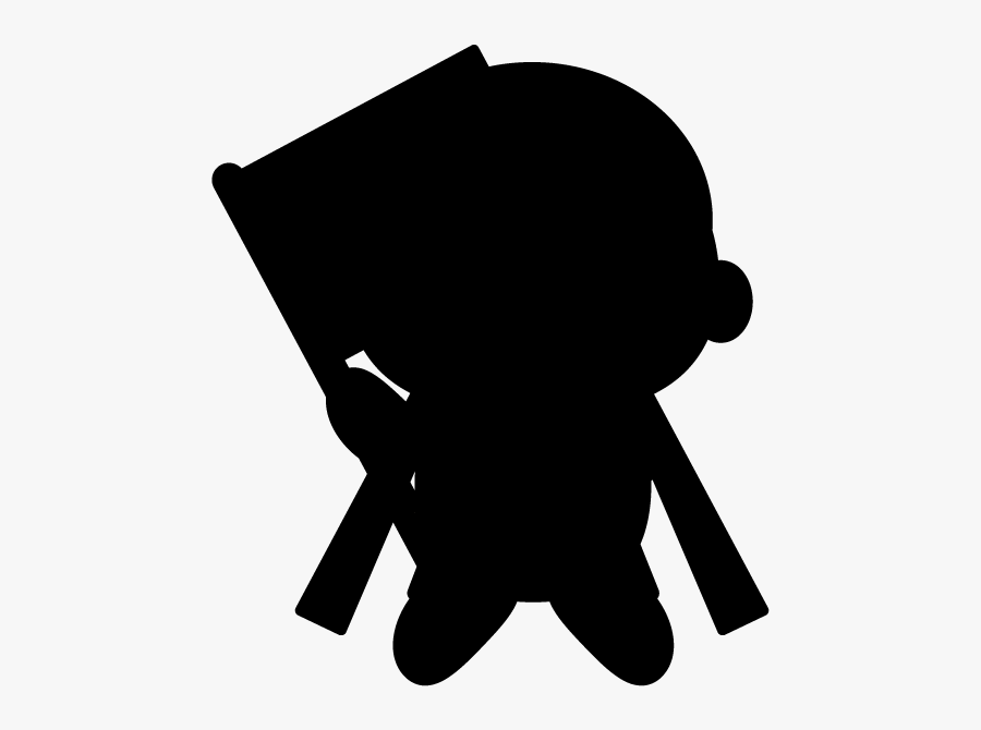 Bigfoot Silhouette Black And White Clip Art, Transparent Clipart