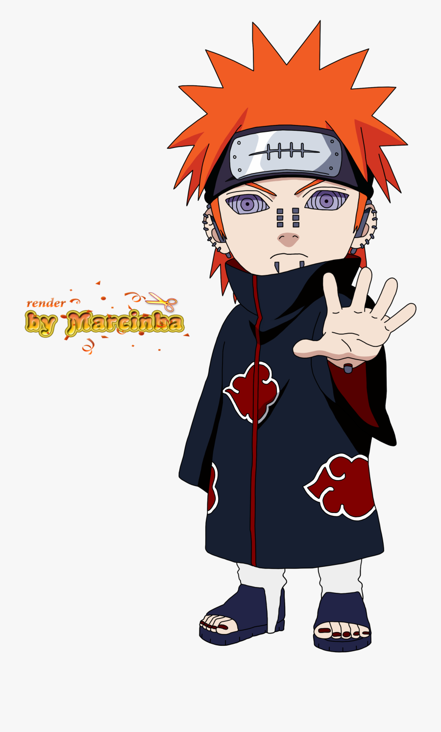 Transparent Pain Png - Naruto Shippuden Chibi Pain, Transparent Clipart