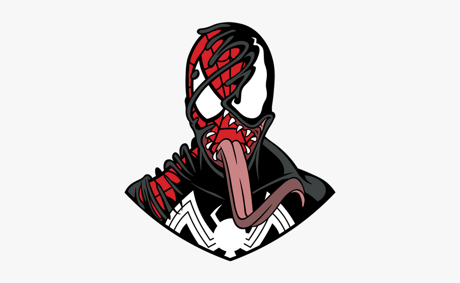 Venom Clipart Spiderman Villain - Illustration, Transparent Clipart