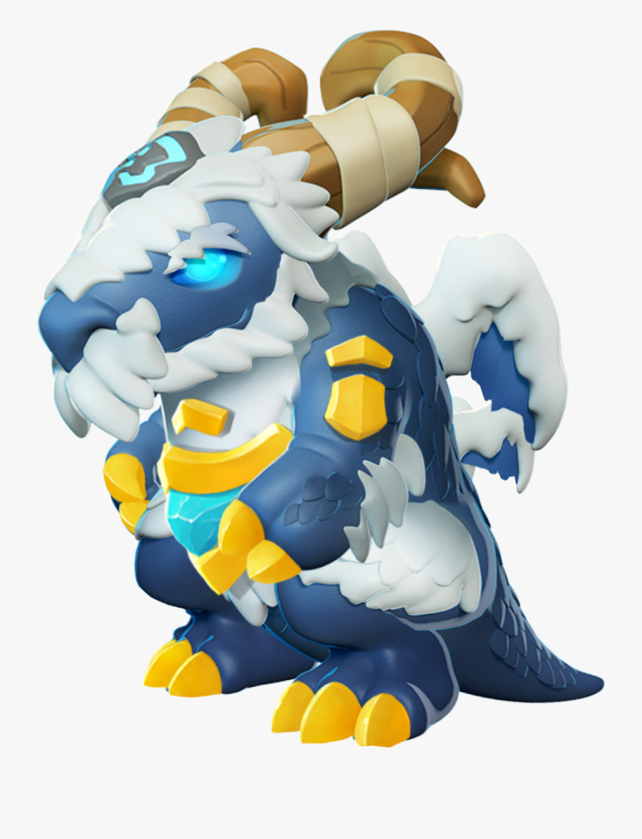 Yeti Dragon In Dragon Mania Legends - Dragon Mania Legends Yeti Boss, Transparent Clipart