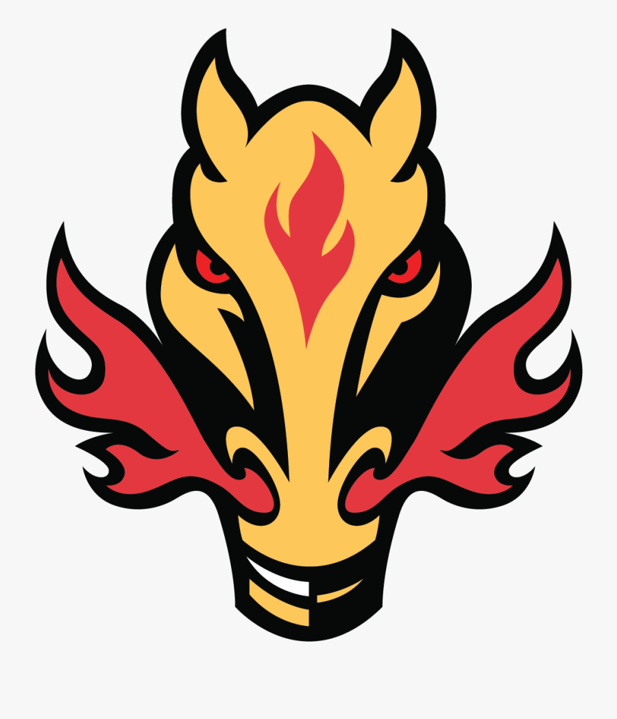 Calgary Flames Horse Head Logo - Calgary Flames Logo, Transparent Clipart