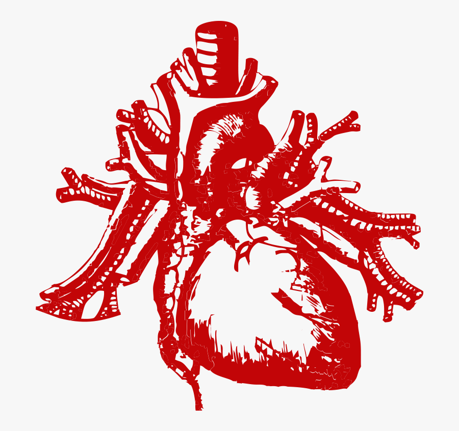 Real Heart Silhouette Png Transparent - Telltale Heart Poster, Transparent Clipart