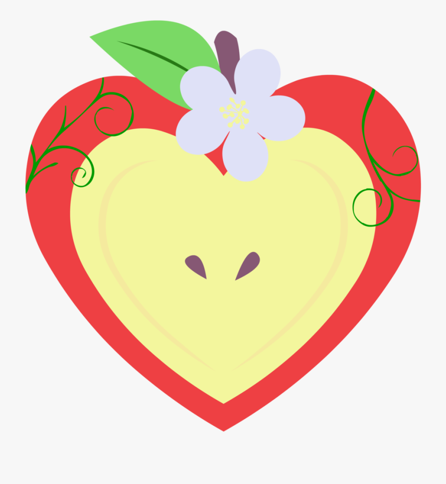My Little Pony Apple Blooms Real Cutie Mark - Mlp Apple Cutie Mark, Transparent Clipart