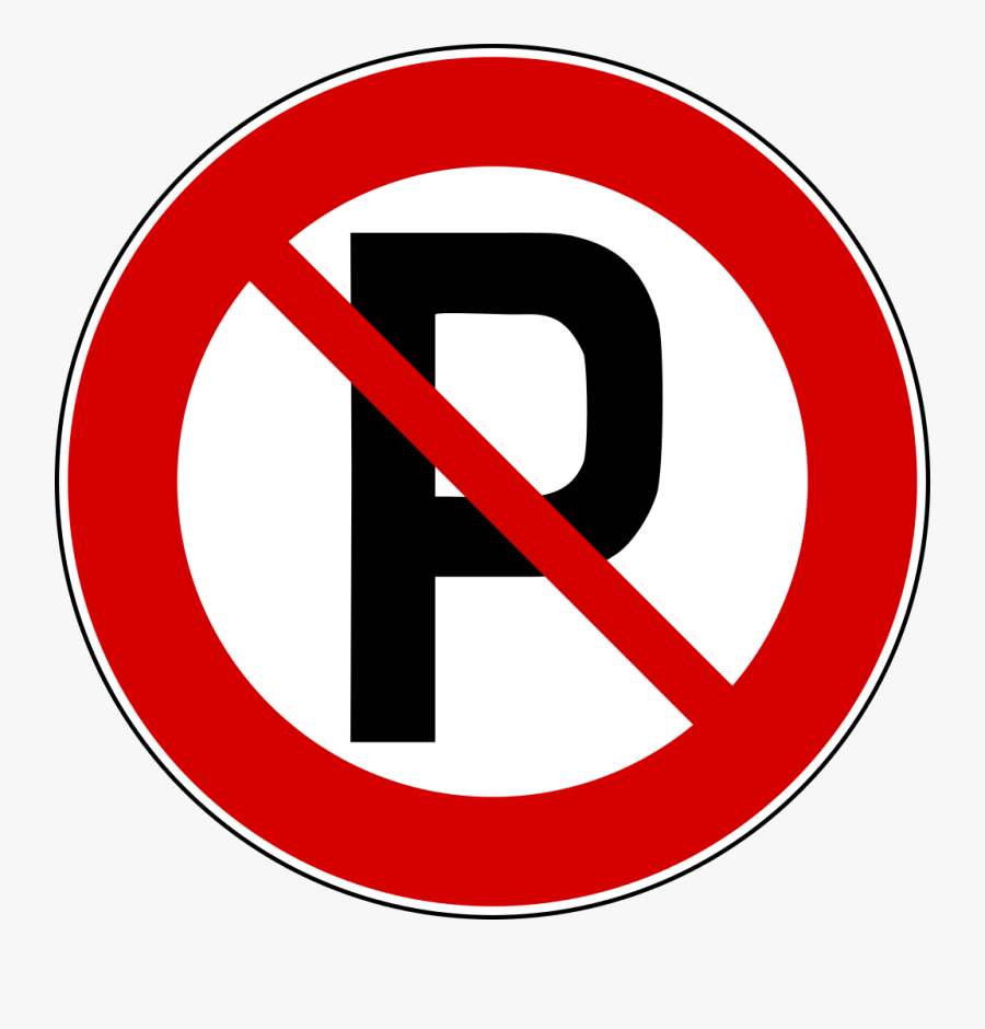 Sign Svg January - Signs Of Traffic No Parking, Transparent Clipart