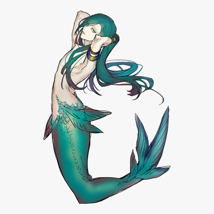 Male Mermaids Anime, Transparent Clipart